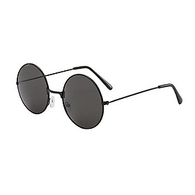 Mắt kính tròn nam nữ, Kính mát râm đen thời trang K358 thu_sam_shop