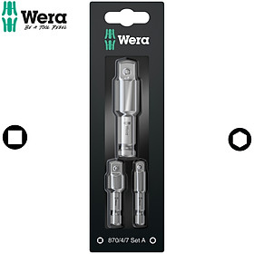 Mua Bộ đầu chuyển 870/4/7 Set A SB đầu  vào 1/4  ra 3/8  và 1/2   3 cái  Wera 05073200001