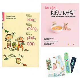 Combo Ăn dặm kiểu Nhật + Cách khen, cách mắng, cách phạt con - Tặng kèm bookmark PĐ