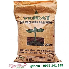 Mua Giá Thể trồng cây Đất Cao Cấp trồng Cây Trồng Rau  Hoa  Cây Cảnh Đất hữu cơ trồng cây đa dụng Tribat ( 20 dm3 )