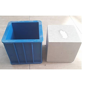 Mua Khuôn đúc mẫu bê tông lập phương bằng nhựa 150x150x150mm màu xanh