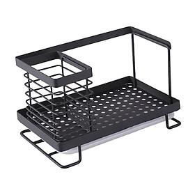 Stainless Steel Dish Drying Rack with Drain Tray Design Movable for Counter