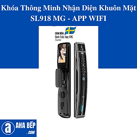 Khóa Thông Minh Nhận Diện Khuôn Mặt SL918 MG - APP WFI. Hàng Chính Hãng