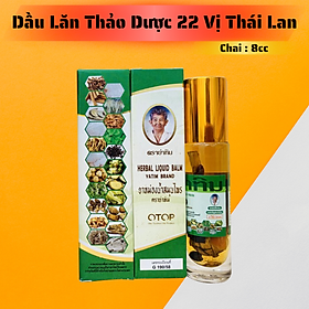 Mua Dầu Lăn Thảo Dược 22 Vị Thái Lan Chai 8ml