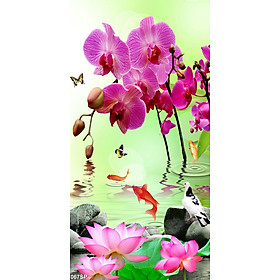 TRANH DÁN TƯỜNG 3D SPA NHẸ NHÀNG SP67 - TRANH NAIL - PHUN XĂM - SALON TÓC - NỐI MI - YAN SHOP