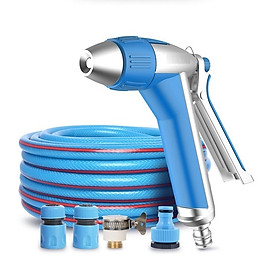 Mua Phụ kiện vòi xịt cẩm tay rửa xe máy  ô tô  sân vườn lực mạnh  chịu nhiệt đa năng cao cấp (Tặng đèn pin mini bóp tay- giao màu ngẫu nhiên)