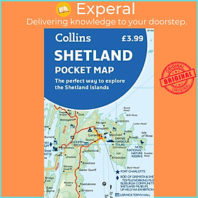 Sách - Shetland Pocket Map : The Perfect Way to Explore the Shetland Islands by Collins Maps (UK edition, paperback)