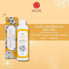 Nước cân bằng làm dịu da keo ong SINICARE PROPOLIS FAICAL CALMING TONER