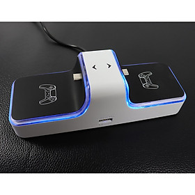 Type C Charging Station Charger Dock Stand for   5 Controller Dual