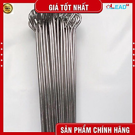 10 xiên nướng thịt bằng inox dài 60cm ,dày4li sieu chắc chắn