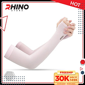 Găng tay xỏ ngón chống nắng Rhino S101, tất tay nam nữ, chống tia UV, chống bụi, Hàng chính hãng