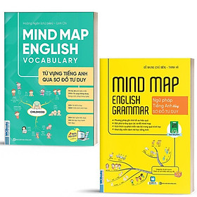 Combo Mindmap English Grammar và Mindmap English Vocabulary ( Lẻ/ Tùy chọn) - Bản Quyền
