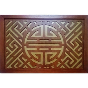 Mua Tấm chống ám khói khung gỗ sồi chữ Phúc Thọ (sản phẩm có nhiều kích thước) -KH2766