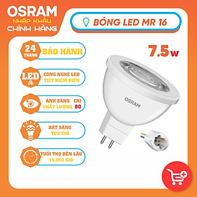 Bóng đèn rọi LED OSRAM LED VALUE MR16 36° 7.5W 230V GU5.3  - Trắng (6500K)