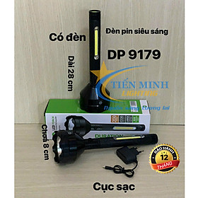 Đèn Pin Cầm Tay DP-9179 , 2 Chế Độ Sáng Mạnh/Yếu, công tắc ON/OFF, tầm chiếu xa 50 - 100m, chip led siêu sáng