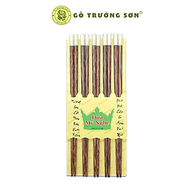 Mua Đũa Gỗ Dừa Ghép Đầu Trắng 5 Đôi - Đồ Gỗ Nhà Bếp Thương Hiệu Trường Sơn