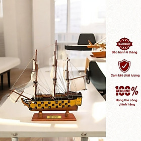 Mua Mô hình thuyền gỗ HMS VICTORY kích thước nhỏ 20cm  thuyền gỗ phong thủy  mô hình trang trí  decor phòng học