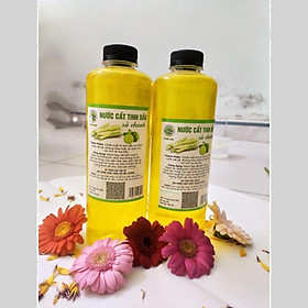 Nước Cất Tinh Dầu Sả Chanh 1000ML Giúp Lau Sàn Nhà, Khử Mùi, Đuổi Côn Trùng Tạo Hương Thơm Dễ Chịu