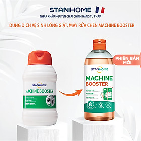 Dung dịch vệ sinh lồng giặt, máy rửa chén Stanhome Machine Booster nguyên liệu tự nhiên 500ml