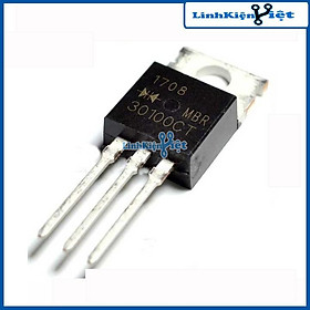 Linh kiện diode xung MBR30100 CTG điện áp 100V dòng điện 30A kiểu chân TO220