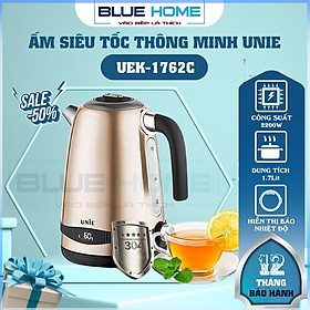 Mua Ấm Đun Siêu Tốc Unie UEK1762C  2200w - 1.7Lit  Điều Chỉnh Nhiệt Độ  Hàng Chính Hãng