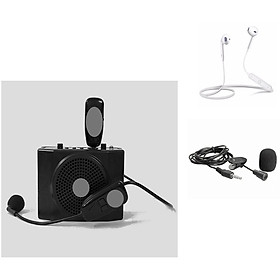 Mua Máy trợ giảng không dây SN 204 Wireless Kháng nước  Kèm theo: 1 Micro ko dây cài tai + 1 Micro có dây cài ve áo + 1 Tai nghe Bluetooth Siêu Bass Có Mic Đàm Thoại Thích Hợp các cuộc họp  hội nghị và học trực tuyến trên Zoom