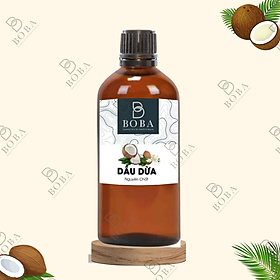 Dầu Dừa BOBA nguyên chất 100% 100ml Thuần chay - Hỗ trợ dưỡng da, dưỡng tóc, dưỡng môi, ngừa rạn da - BOBA NATURALSDầu Dừa BOBA nguyên chất  100ml Thuần chay - Hỗ trợ dưỡng da, dưỡng tóc, dưỡng môi, ngừa rạn da - BOBA NATURALS