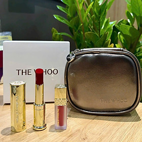 Bộ Son Dưỡng Whoo Glow Lip Balm Vỏ Tim Mẫu Mới Wine Red