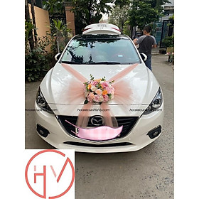 Mua HOA GIẢ CHO XE CƯỚI