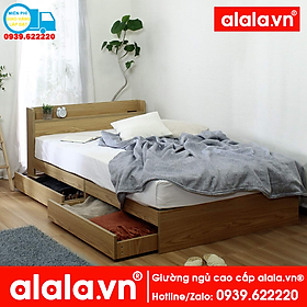 Giường ngủ cao cấp phong cách Nhật Bản - alala.vn
