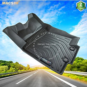 Thảm lót sàn xe ô tô NISSAN X- trail 2014- đến nay ( sd ) Nhãn hiệu Macsim chất liệu nhựa TPE màu đen hàng loại 2