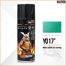 Sơn xịt Samurai Kurobushi - MÀU XANH CANDY Y017 (400ml)