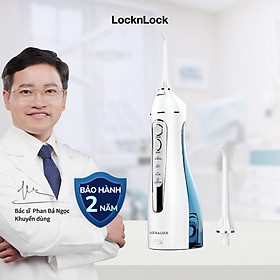 Máy Tăm Nước Không Dây LocknLock Cordless Oral Irrigator ENR156BLU - Màu Xanh Da Trời