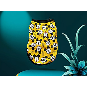 ÁO THUN BA LỖ THÔNG HƠI SIÊU CUTE MICKEY TỪ 1-5KG DÀNH CHO THÚ CƯNG CHÓ MÈO