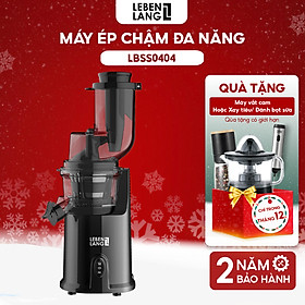 Máy ép chậm đa năng LEBENLANG dung tích 1000ml, công suất 200W, model LBSS0404 - hàng chính hãng