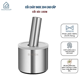 Bộ Chày Cối Inox 304 Nguyên Khối Không Vết Hàn Có Lắp Đạy Kèm Chày Dã Đồ Cực Nhuyễn Mịn Cho Gia Đình - HÀNG CHÍNH HÃNG MINIIN