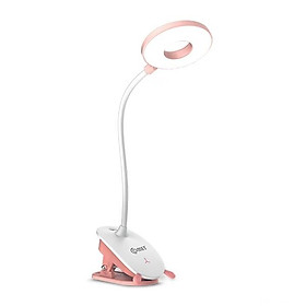 Đèn Bàn Sạc Led Comet CT174 có kẹp- Màu Hồng