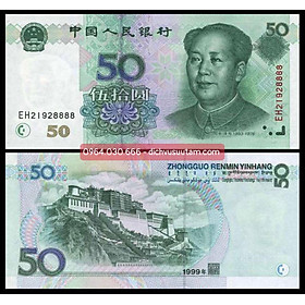 Mua Sưu tầm/biếu tặng/phong thủy 50 yuan Trung Quốc  mới 95%