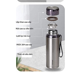 Mua Bình Giữ Nhiệt Kim Cương Nóng Lạnh Chất Liệu inox 304 Cao Cấp  Bình Giữ Nhiệt 24h Đựng Nước Thể Tích 1500ML