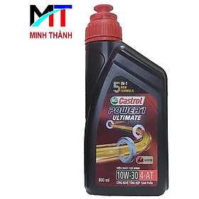 Dầu nhớt xe tay ga Castrol Power 1 Ultimate Scooter 10W-30, 800ML