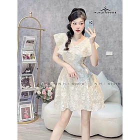 VÁY REN RỆT ĐÍNH NƠ - đầm sự kiện, tiệc cưới