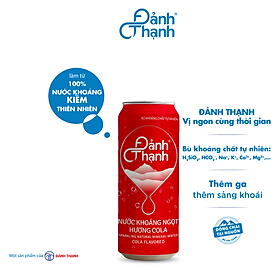 Thùng 24 lon Lon Nước Khoáng Thiên Nhiên Có Ga Đảnh Thạnh Khoáng Cola 330ml