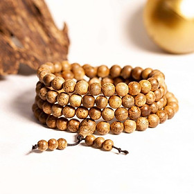 Vòng tay trầm hương cao cấp 108 hạt 8ly