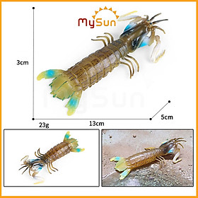 Bộ đồ chơi mô hình sinh vật cua biển, cá mập megalodon, cá voi xanh sát thủ