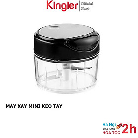 Mua Máy Xay Mini Đa Năng Kéo Cầm Tay  Máy Xay Thông Minh 3 Lưỡi Dao  Xay Rau Củ  Thịt  Đồ Ăn Dặm Cho Bé. Kingler 5205 - Hàng Nhập Khẩu