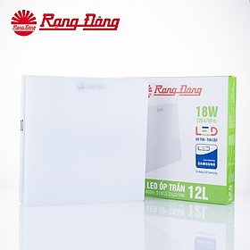 Đèn LED Ốp Trần Vuông ánh sáng trắng 18W