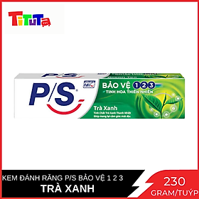 Kem đánh răng P/S 123 Trà xanh 230g