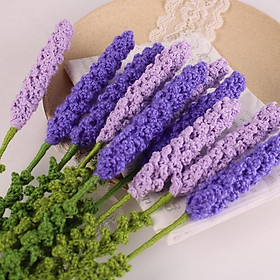 Mua Hoa Lavender Bằng Len Handmade Dùng Để Tặng Người Yêu Hoặc Trang Trí Nhà Cửa - Hoa Len Handmade