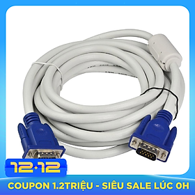 Cáp VGA 5m nối máy tính với màn hình, máy chiếu