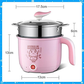 Mua Ca lẩu điện hấp mini cao cấp màu ngẫu nhiên - Hàng Chất Lượng